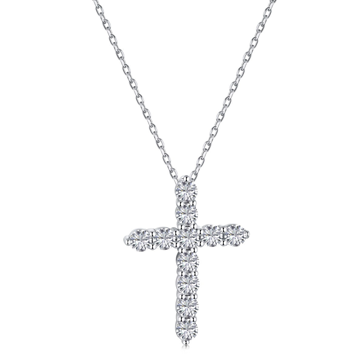 Ave Maria Necklace -Silver