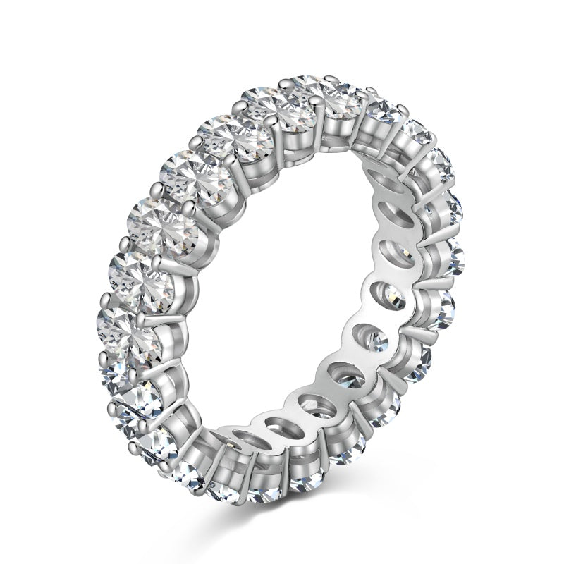 Dallas Oval Cut Eternity band