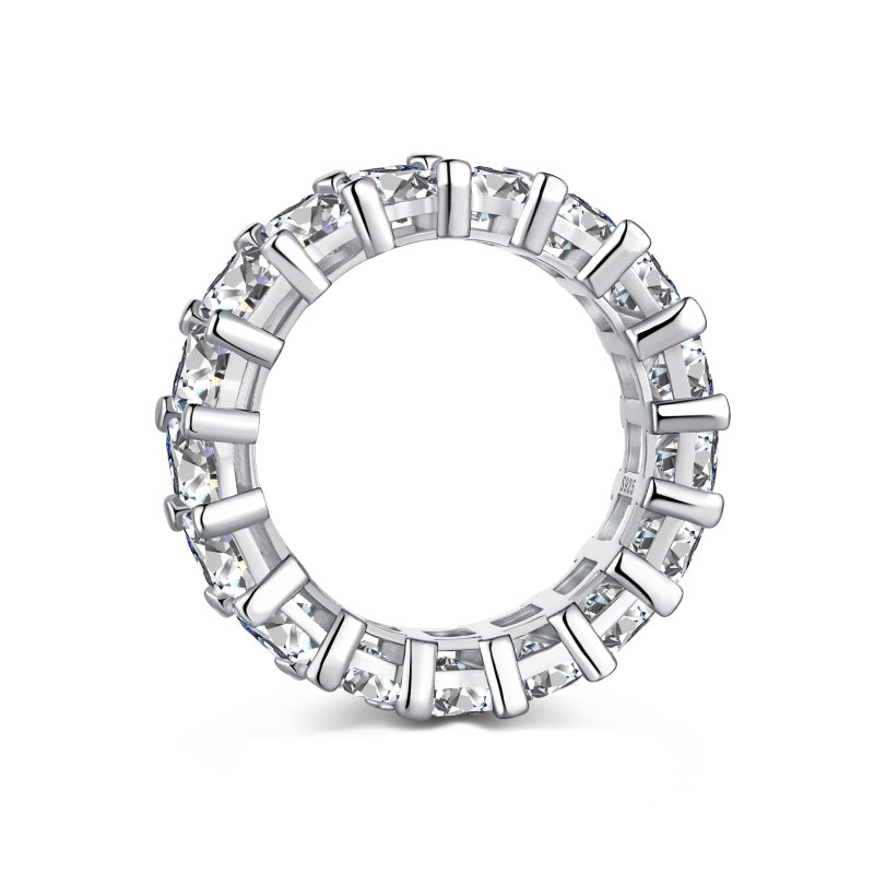 Grace Emerald Cut Eternity band